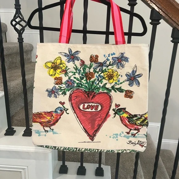 NWT Brighton Canvas Tote Bag - Picture 4 of 11